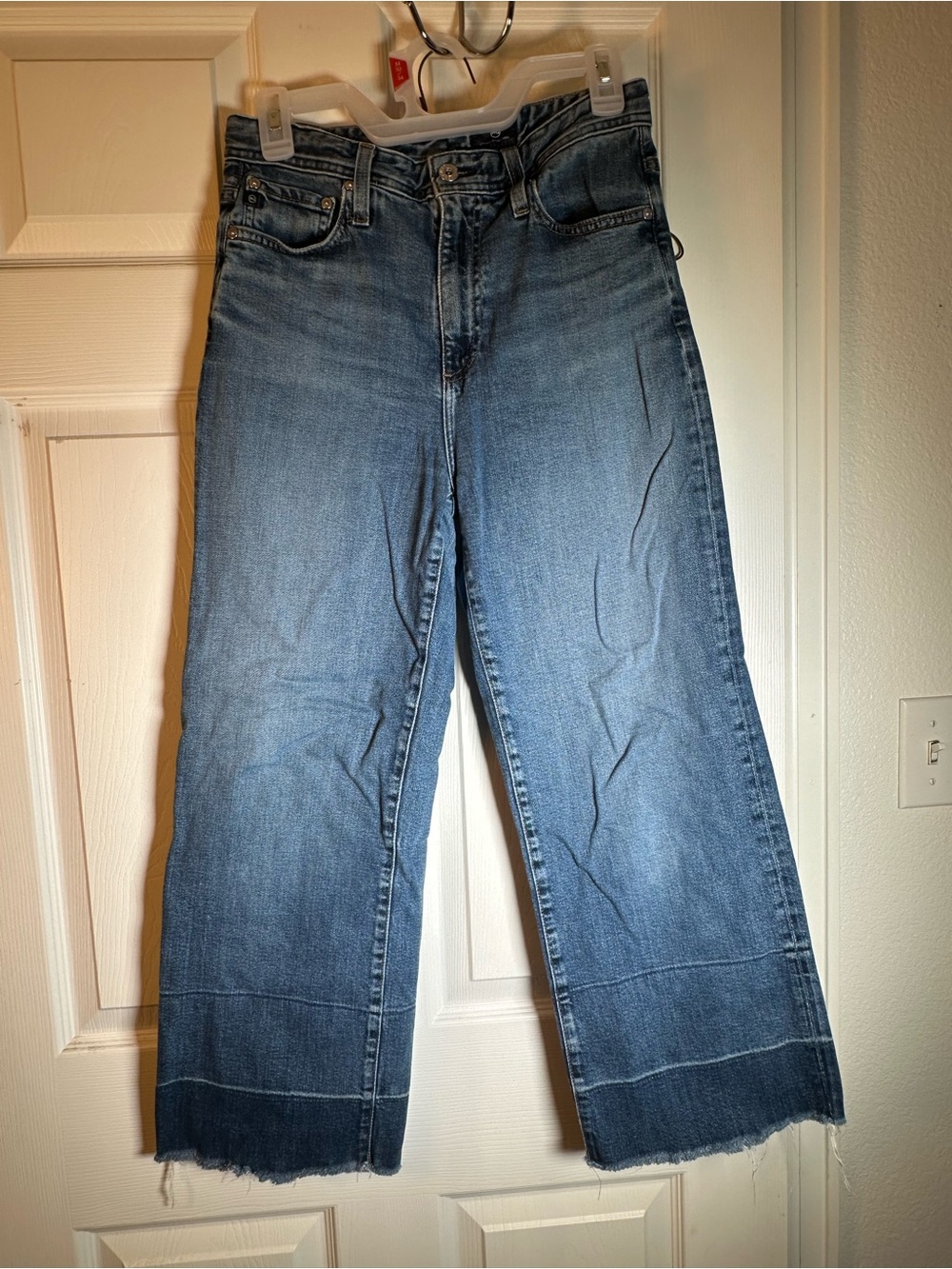 AG Jeans Saige Wide-Leg Crop